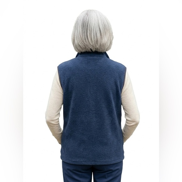 Vintage 90s Tiger Graphic Fleece Vest - Picture 2 of 6